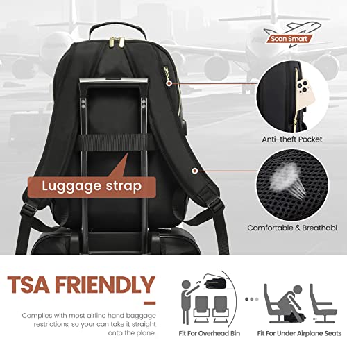 LOVEVOOK Chic and Lightweight Women's Laptop Backpack