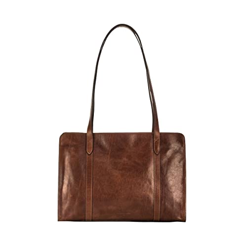 Maxwell Scott Personalized Leather Work Tote | The Rivara