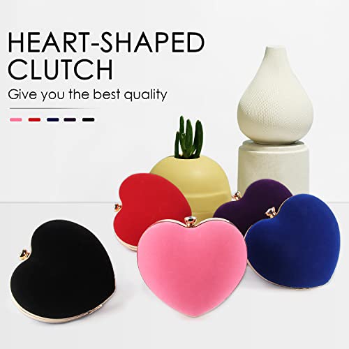 Stylish Heart Clutch Purse for Women's Evening