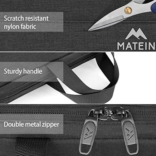 MATEIN 15.6" Designer Laptop Bag, Water Resistant, Black