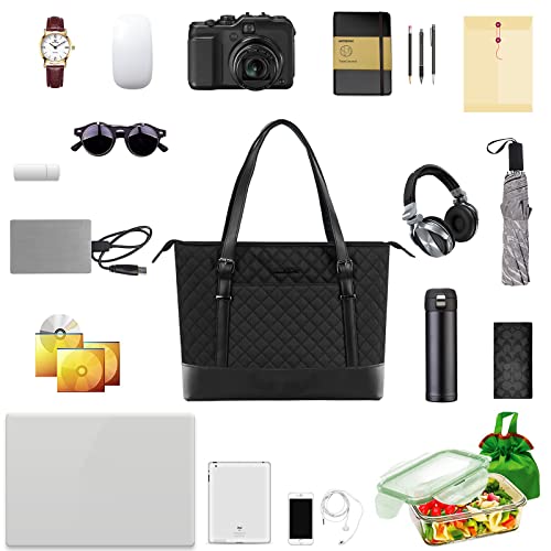 KROSER Designer 15.6" Laptop Tote Bag with USB Port