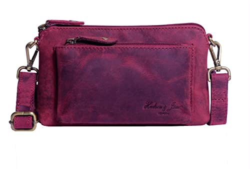 Retro Distressed Leather Handbag for Women - Small Size