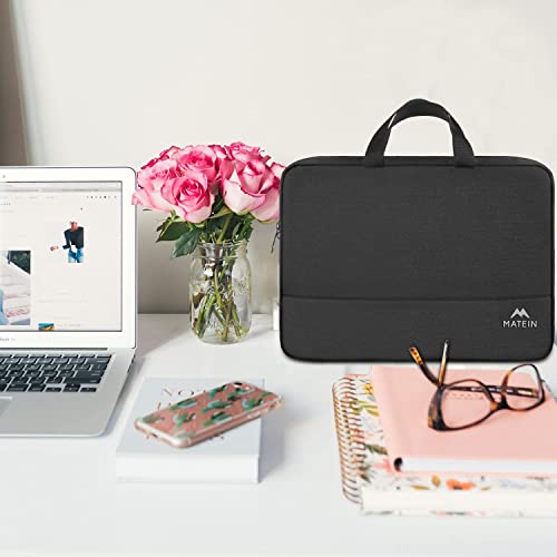 MATEIN 15.6" Designer Laptop Bag, Water Resistant, Black