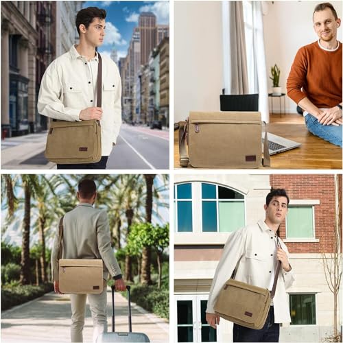 13" Designer Waterproof Messenger Shoulder Bag for Travel Business