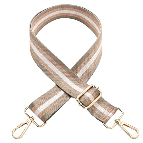 Coffee Wide Shoulder Strap for Designer Handbags