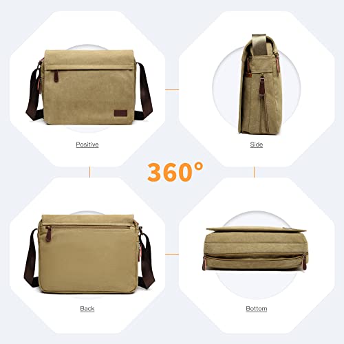 13" Designer Waterproof Messenger Shoulder Bag for Travel Business