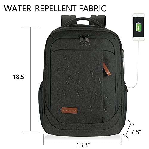 KROSER Large Laptop Backpack with USB Charging Port