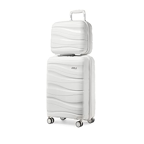 Kono Lightweight Hard Shell Designer Handbag, White
