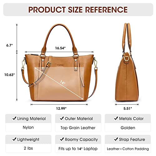 Kattee Soft Leather Designer Totes for Women