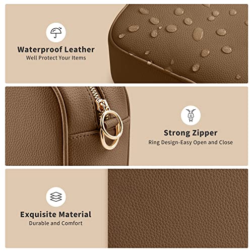 KALIDI Faux Leather Crossbody Bag for Women