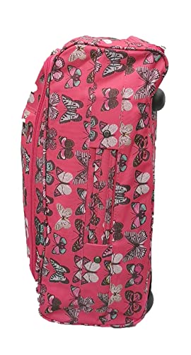 Designer Butterfly Pink Cabin Bag for Airlines and Travel