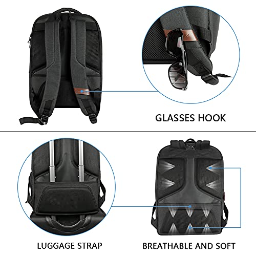 KROSER Large Laptop Backpack with USB Charging Port