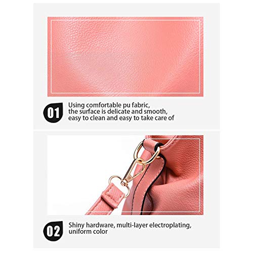 Ikaif White Soft PU Leather Designer Handbag