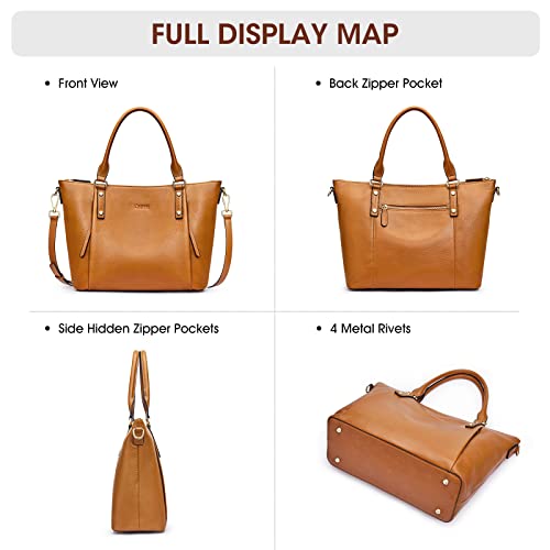Kattee Soft Leather Designer Totes for Women