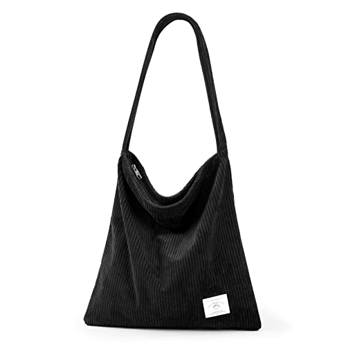 KALIDI Corduroy Totes: Women's Fashionable Water Repellent Handbag