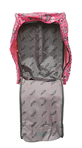 Designer Butterfly Pink Cabin Bag for Airlines and Travel