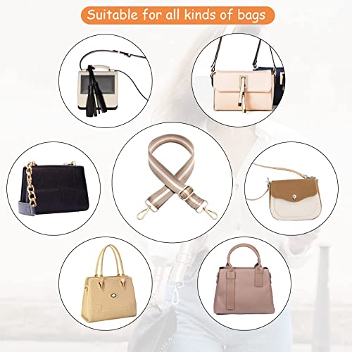 Coffee Wide Shoulder Strap for Designer Handbags