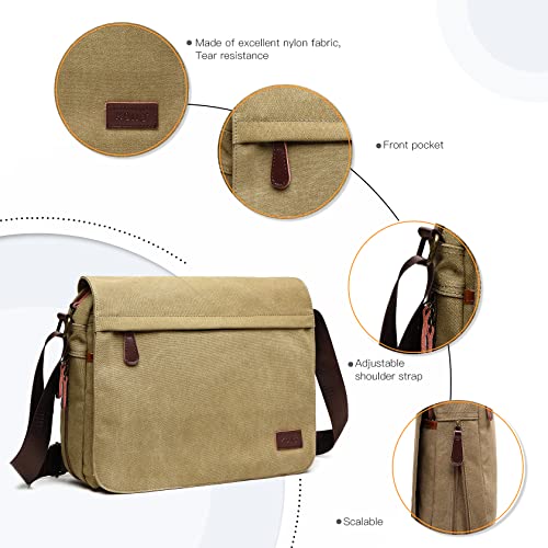 13" Designer Waterproof Messenger Shoulder Bag for Travel Business