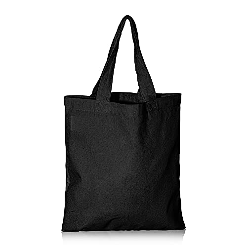 Pack of 10 Cotton Canvas Reusable Tote Bags