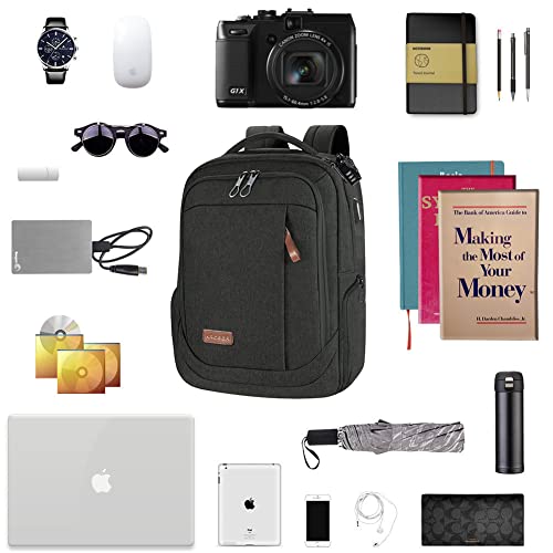 KROSER Large Laptop Backpack with USB Charging Port