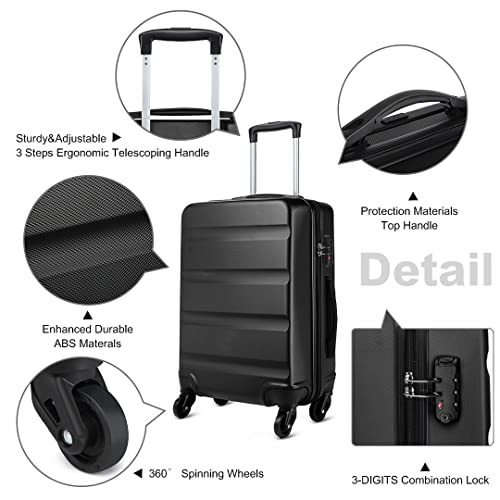 Kono Lightweight Hand Luggage with Combination Lock