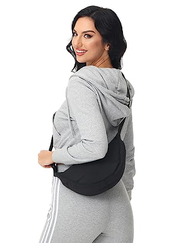 JOCMIC Lightweight Nylon Crescent Crossbody Bag for Women