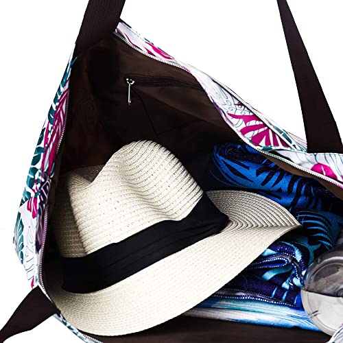 Designer Floral Beach Tote for Women