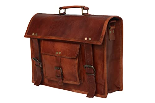 Small Leather Messenger Bag for Women & Men