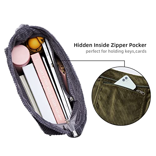 KALIDI Corduroy Totes: Women's Fashionable Water Repellent Handbag