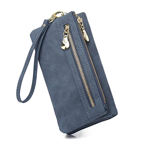 Hanaso Soft Leather Ladies Wallet with Wrist Strap