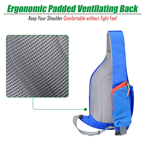 Blue Gisdanchz Small Rucksack: Stylish Waterproof Man Bag