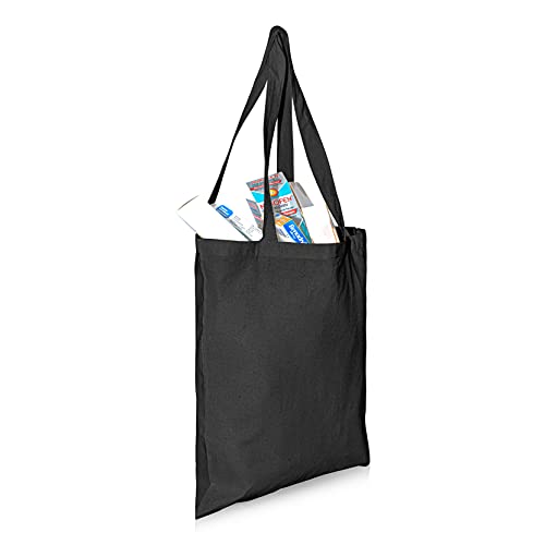Plain Black Designer Tote Bag