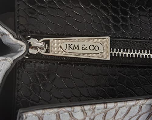Greystone Alligator Crocodile Designer Rolling Tote Bag