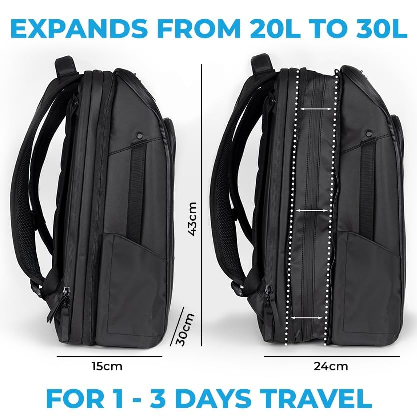 Stylish Gomatic 30L Black Designer Handbag - Ideal for Professionals