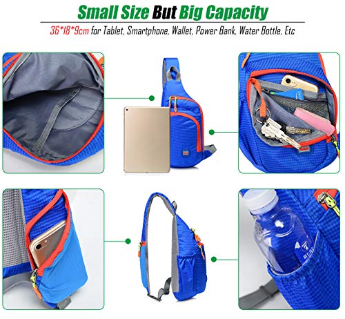 Blue Gisdanchz Small Rucksack: Stylish Waterproof Man Bag