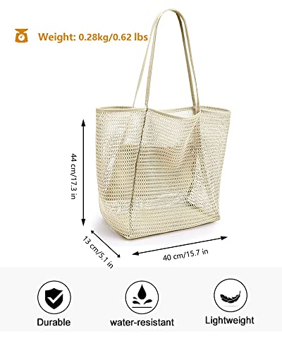 Extra Large Designer Mesh Tote Bag