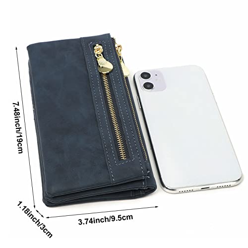 Hanaso Soft Leather Ladies Wallet with Wrist Strap