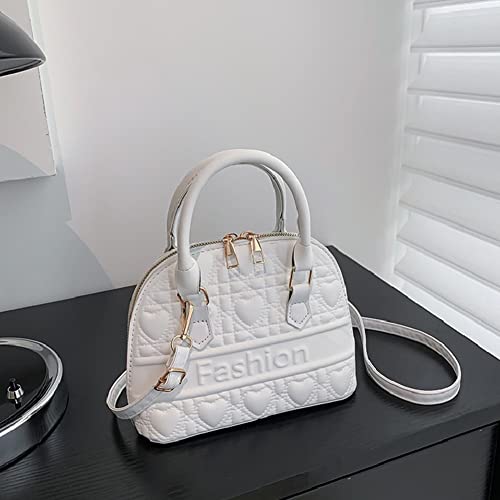 White Shell Shape Designer Shoulder Bag