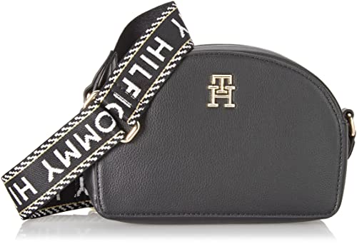 Tommy Hilfiger Women's Half Moon Shoulder Bag, Black