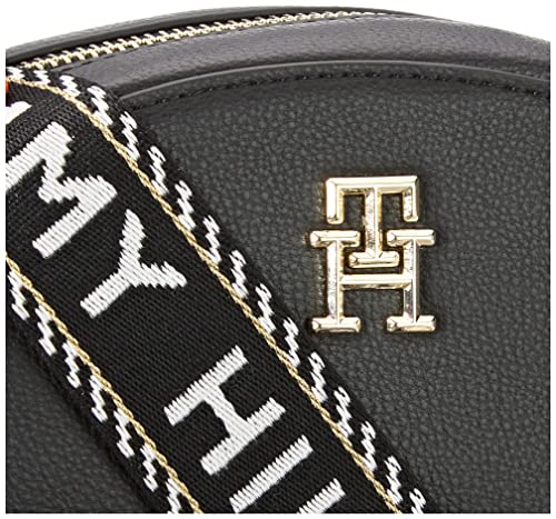 Tommy Hilfiger Women's Half Moon Shoulder Bag, Black