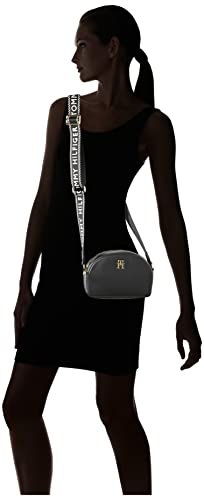 Tommy Hilfiger Women's Half Moon Shoulder Bag, Black