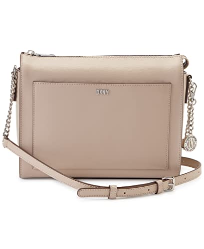 DKNY Crossbody Bags in Toffee/Slvr Color, Medium
