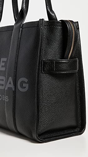 Marc Jacobs Women's The Leather Tote Bag, Black, One Size