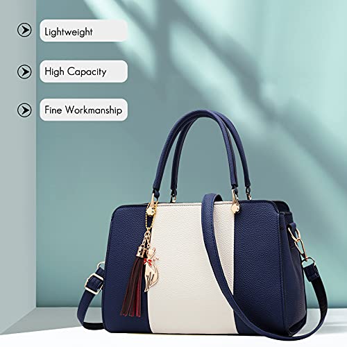 FANDARE Blue Designer Handbags for Women - Elegant & Waterproof