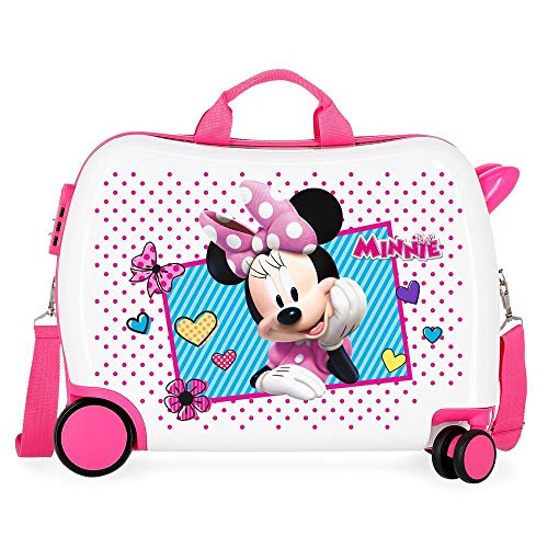 Minnie Icon Pink Kids Rolling Suitcase (50x38x20 cm)