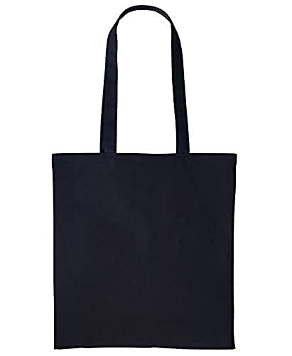 Black Cotton Tote Bag for DIY, Advertising, Promotion