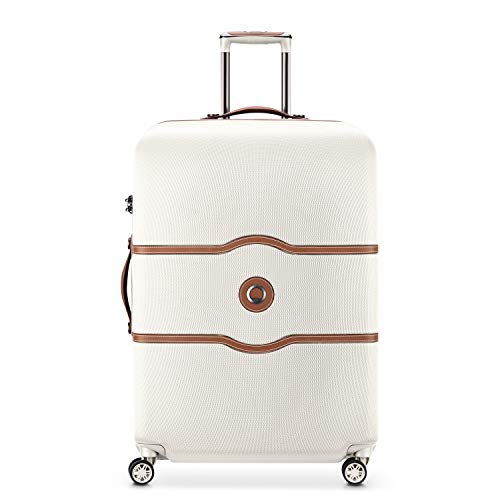 Delsey Chatelet Hardside Luggage, Champagne White, 28 Inch