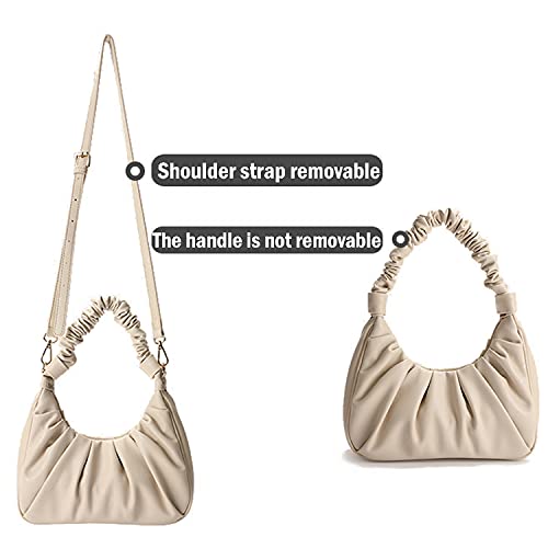 ECOTISH Damen PU Leder Handtasche (Weiß)