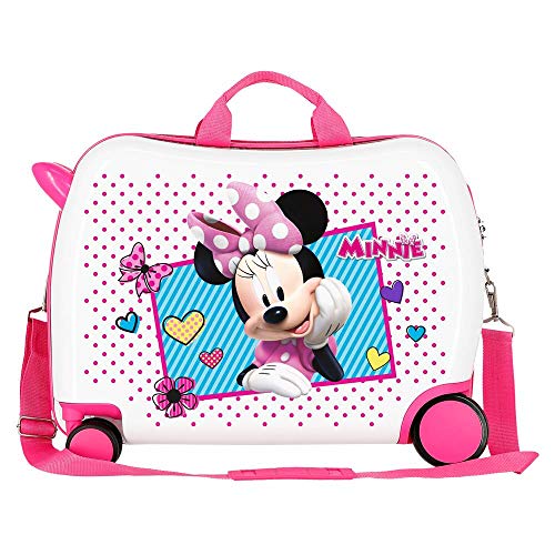 Minnie Icon Pink Kids Rolling Suitcase (50x38x20 cm)