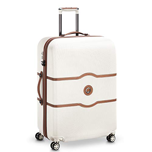 Delsey Chatelet Hardside Luggage, Champagne White, 28 Inch